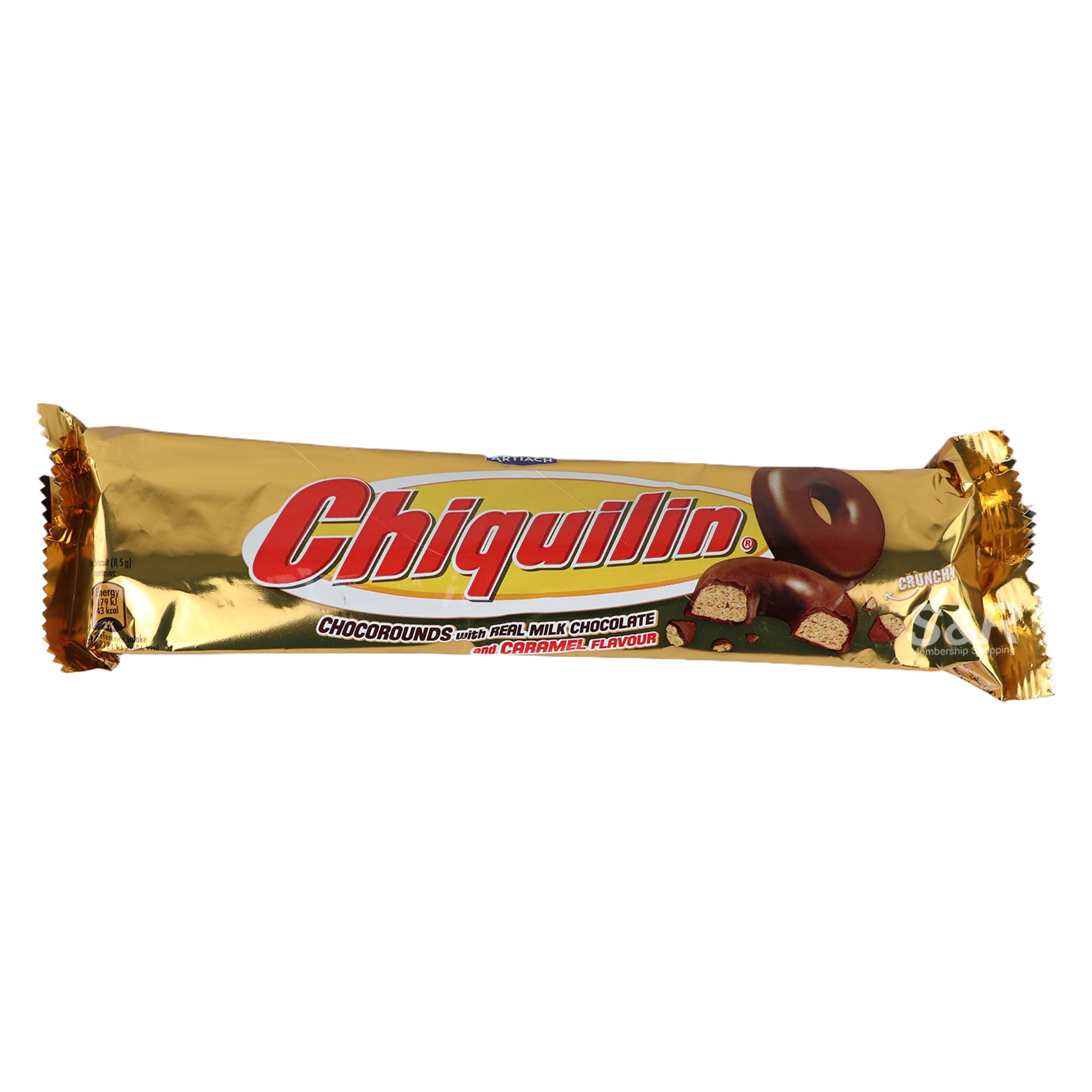 Chiquilin Chocorounds With Milk Chocolate & Caramel 128g